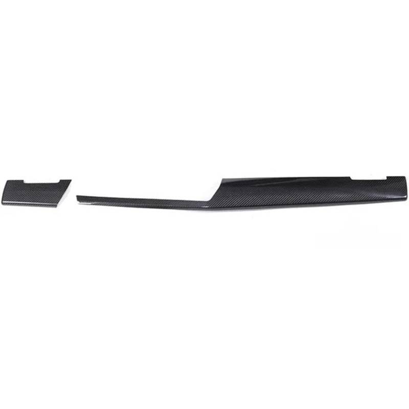 Für BMW 5 Series G60 2024 Echtkohlefaser Auto Mittelkonsole Armaturenbrett Panel Dekoration Abdeckung Aufkleber Autoteile(Black Carbon Fiber) von YDXHERTA