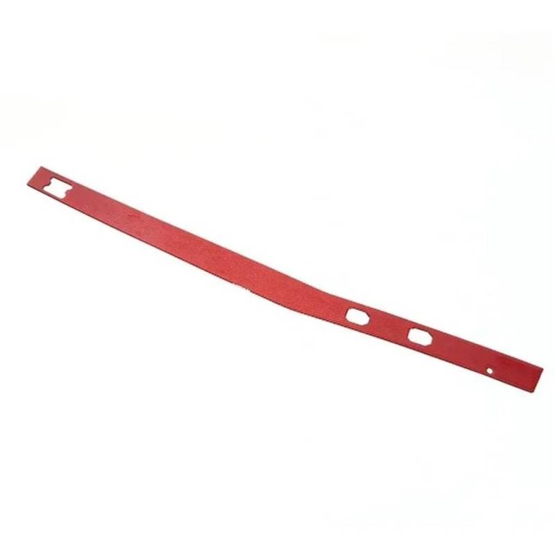 Für BMW 5 Series G60 G68 2024+ Weiche Kohlefaser Auto Navigation Bildschirm Untere Panel Abdeckung Trim Aufkleber Autoteile(Rood) von YDXHERTA