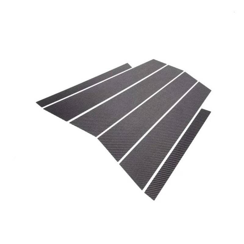 Für BMW 5 Series G60 G68 2024+ Weiche Kohlefaser Autofenster Mittelsäulenverkleidung Abdeckung Zieraufkleber Autoteile von YDXHERTA