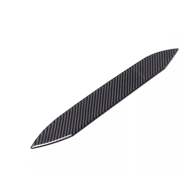 Für BMW 6 Series M6 E63 E64 2004-2010 Weiche Carbon-Faser-Auto-Armaturenbrett-Panel Dekorativer Aufkleber Autoteile(Black) von YDXHERTA