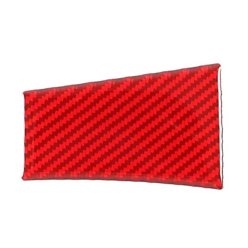 Für BMW X1 IX1 U11 2023-2024 Weiche Carbon Faser Auto Automotive Center Control Armlehne Schalter Abdeckung Trim Aufkleber Autoteile(Rood) von YDXHERTA