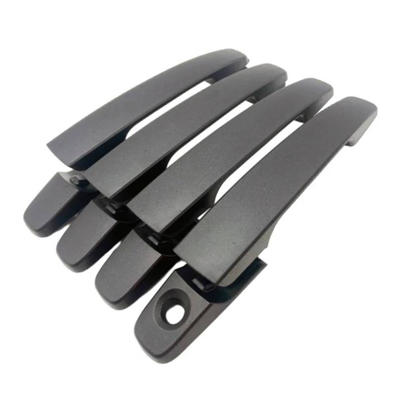 Für Focus 2008 2009 2010 2011 ‎Mattschwarz/Chrom Auto-Außentürgriffe Linkslenker Außentürgriff Autoteile(Matte Black) von YDXHERTA