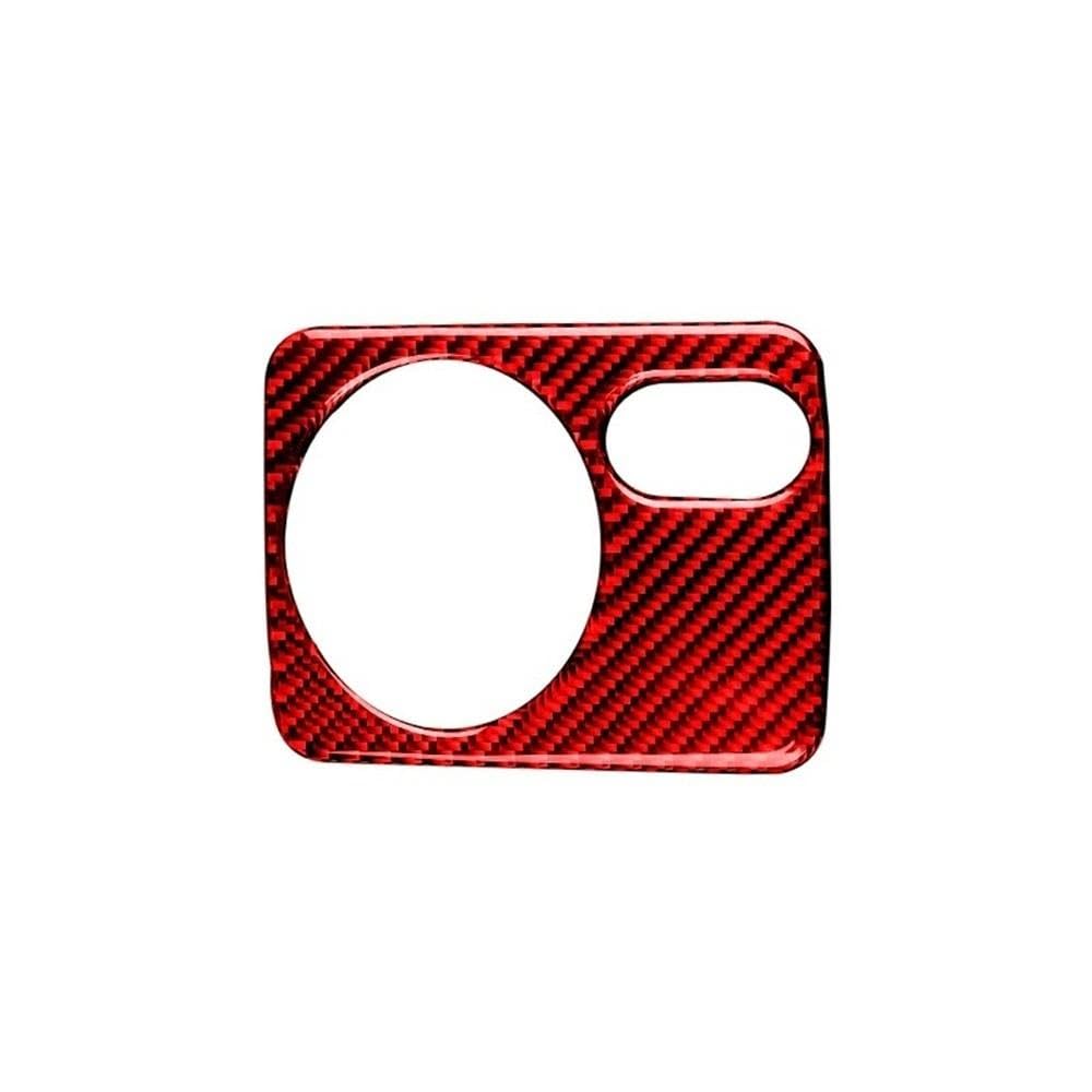 Für Golf 6 Gti R MK6 2008-2012 Autozubehör Carbon Fiber Innen Auto Scheinwerfer Schalter Panel Rahmen Trim Aufkleber Autoteile(Left-hand drive A) von YDXHERTA