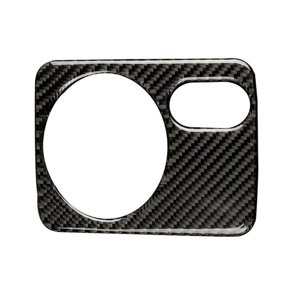 Für Golf 6 Gti R MK6 2008-2012 Autozubehör Carbon Fiber Innen Auto Scheinwerfer Schalter Panel Rahmen Trim Aufkleber Autoteile(Left-hand drive B) von YDXHERTA