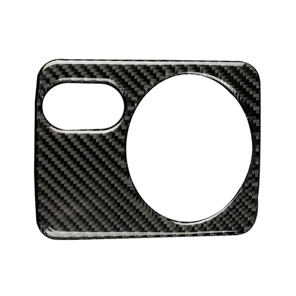 Für Golf 6 Gti R MK6 2008-2012 Autozubehör Carbon Fiber Innen Auto Scheinwerfer Schalter Panel Rahmen Trim Aufkleber Autoteile(Right-hand drive B) von YDXHERTA