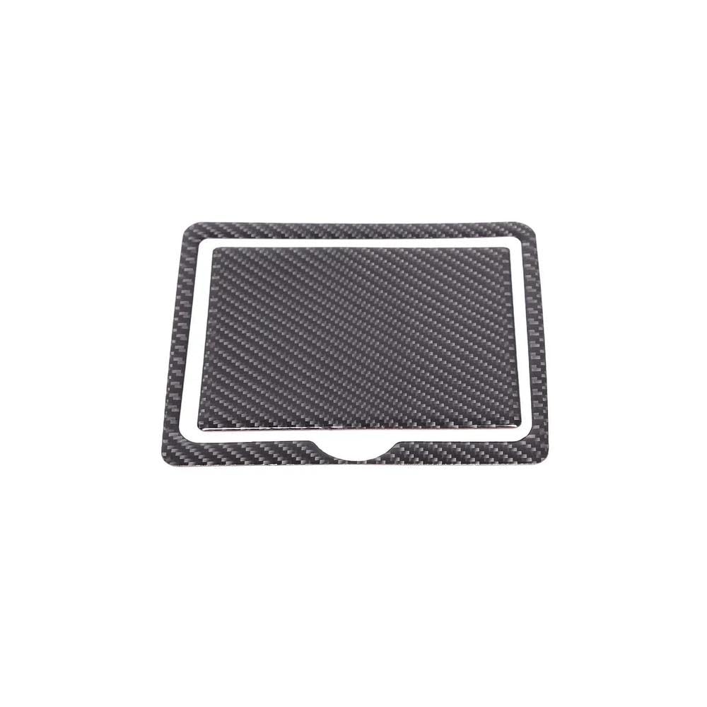 Für Infiniti G25 G35 G37 2007-2013 Weiche Carbon-Faser-Auto-hintere Reihe Versteckte Schalter Panel Aufkleber Autoteile(Black) von YDXHERTA
