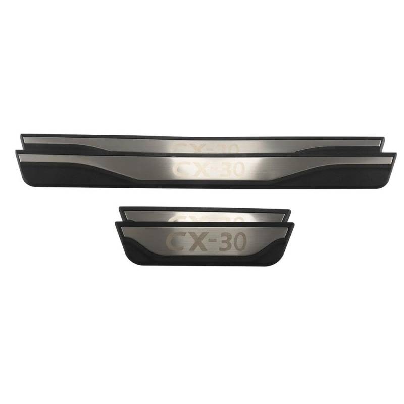 Für Mazda Cx-30 Cx30 Auto Edelstahl Scuff Pedal Protector Styling Aufkleber 2019 2020 Autoteile von YDXHERTA