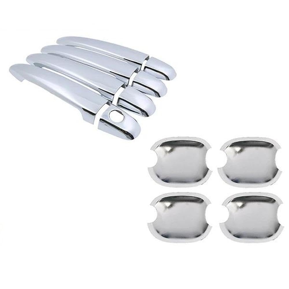Für Noah 2008 2009 2010 2011 2012 2013 Chrom Türgriff Abdeckung Auto Zubehör Aufkleber Außen Autoteile(Handle Bowl 1 Hole) von YDXHERTA