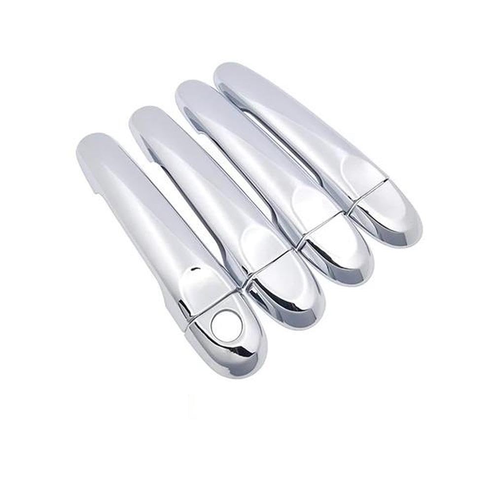 Für Note E12 Versa Note 2013 2014 2015 2016 2017 2018 2019 Chrom Türgriff Abdeckung Auto Styling Aufkleber Autoteile(4Handle 1 Keyhole) von YDXHERTA