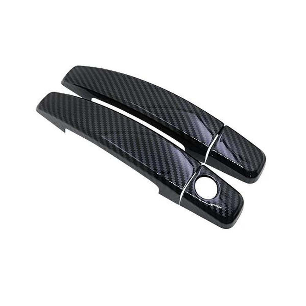 Für Opel Astra J P10 2010 2011 2012 2013 2014 2015 Carbon Fiber Türgriff Abdeckung Trim Auto Zubehör Aufkleber Autoteile(2Handle 1 Kyehole) von YDXHERTA