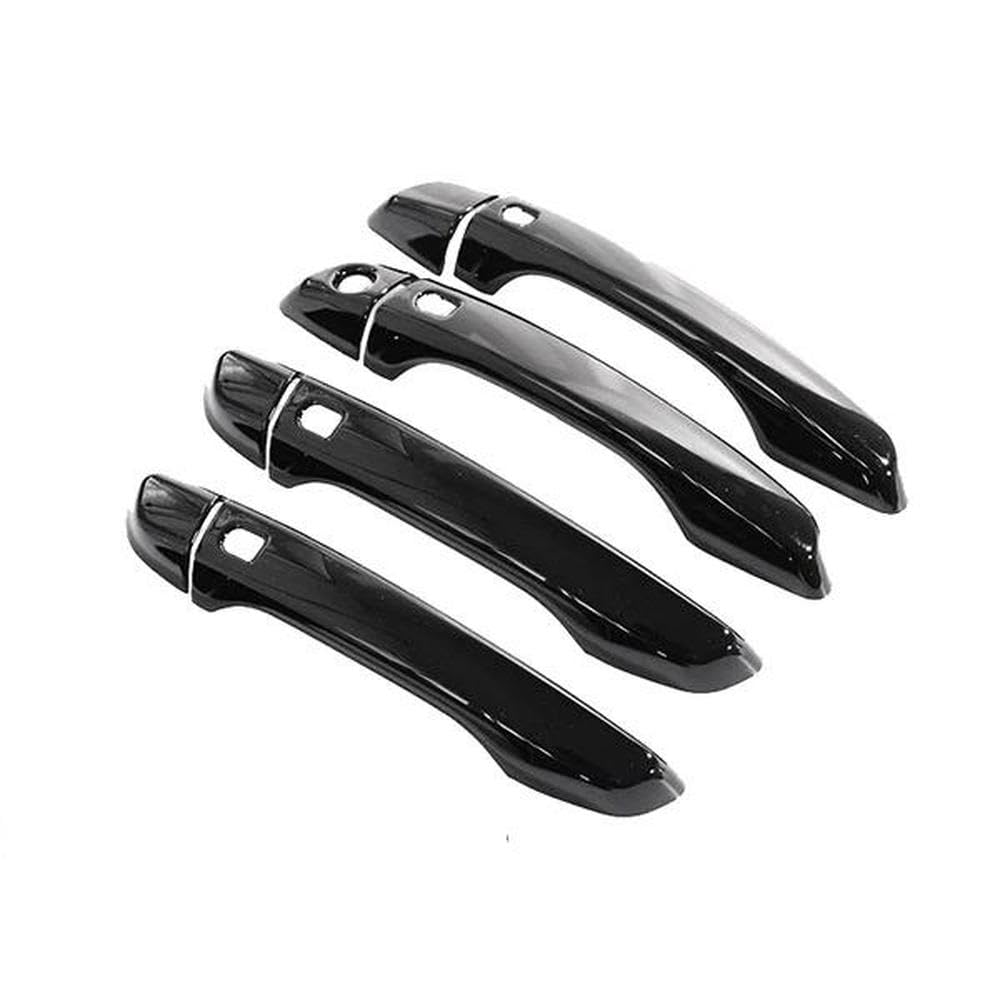 Für Opel Crossland X 2018 2019 2020 2021 2022 2023 Glanz Schwarz Türgriff Abdeckung Aufkleber Trim Autoteile(4Handle 4 Buttons) von YDXHERTA