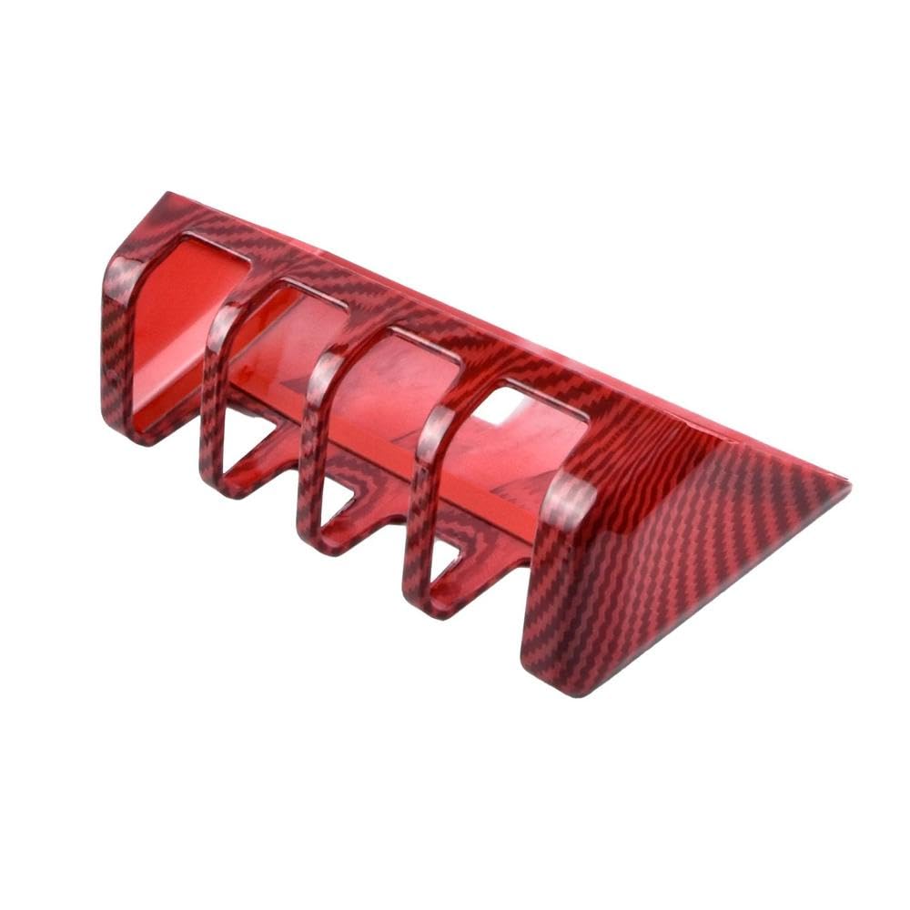 Für Suzuki Jimny Auto Fenster Hebe Schalter Panel Trim Abdeckung Aufkleber Für Jimny 2019 + Accesorios Autoteile(Carbon Fiber Red) von YDXHERTA