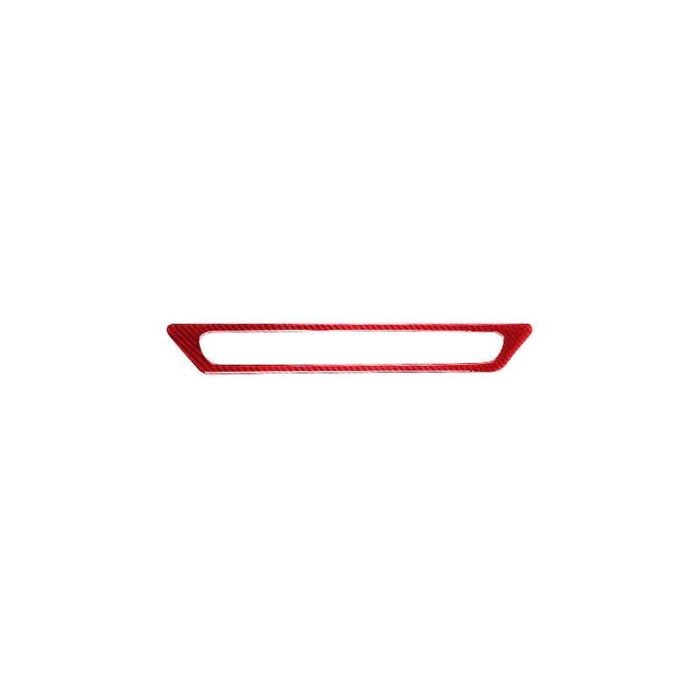 Für Toyota Hilux 2015-2021 Carbon Fiber Hinten Kotflügel Anzeige Licht Rahmen Aufkleber Autoteile(Rood) von YDXHERTA