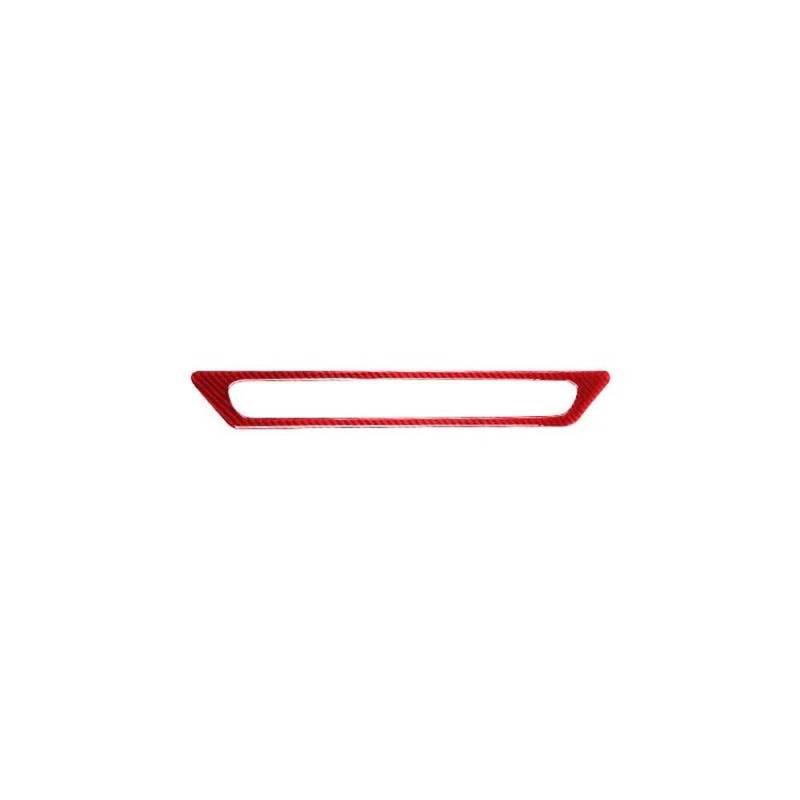 Für Toyota Hilux 2015-2021 Carbon Fiber Hinten Kotflügel Anzeige Licht Rahmen Aufkleber Autoteile(Rood) von YDXHERTA