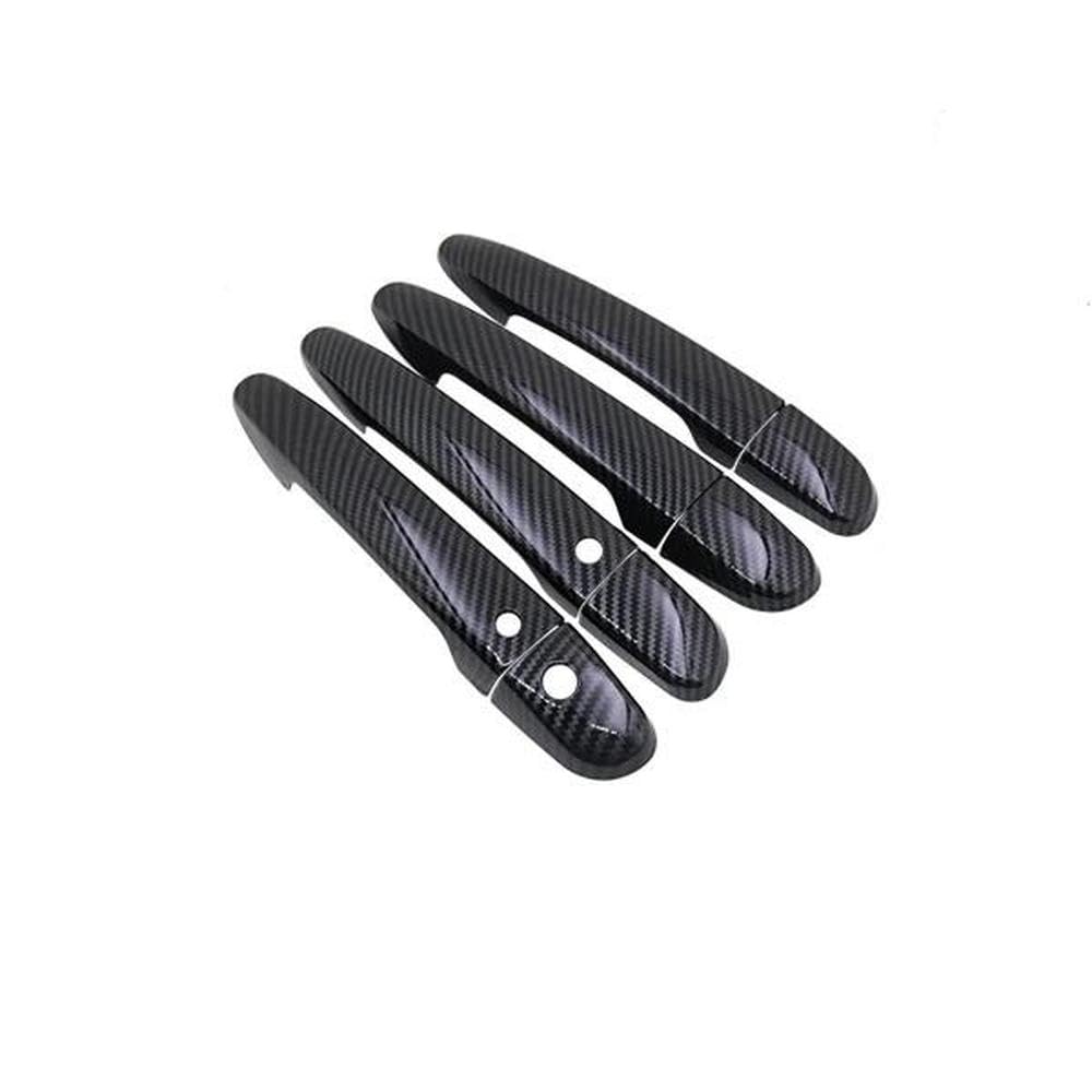 Türgriffabdeckung aus Kohlefaser für Mazda CX-3 2016 2017 2018 2019 2020 2021 Autoaußenstil Zubehöraufkleber Autoteile(4Handle 2 Button) von YDXHERTA