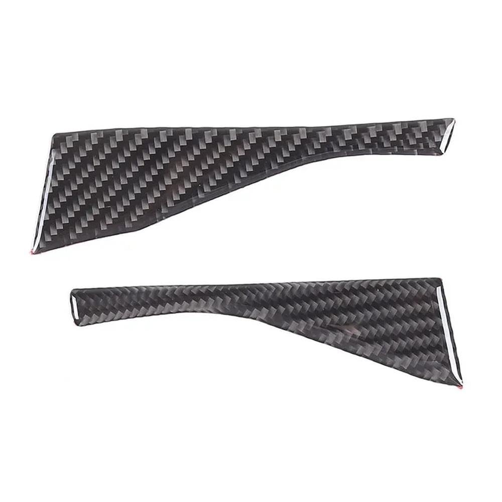 Weiche Carbonfaser-Autoinnenausstattung, Instrumententafel, Geschwindigkeitsmesser, Beidseitige Aufkleberverkleidung Für BMW 5er G60 G61 2024+ Autoteile(Black) von YDXHERTA