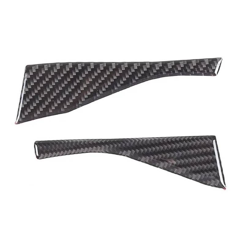 Weiche Carbonfaser-Autoinnenausstattung, Instrumententafel, Geschwindigkeitsmesser, Beidseitige Aufkleberverkleidung Für BMW 5er G60 G61 2024+ Autoteile(Black) von YDXHERTA