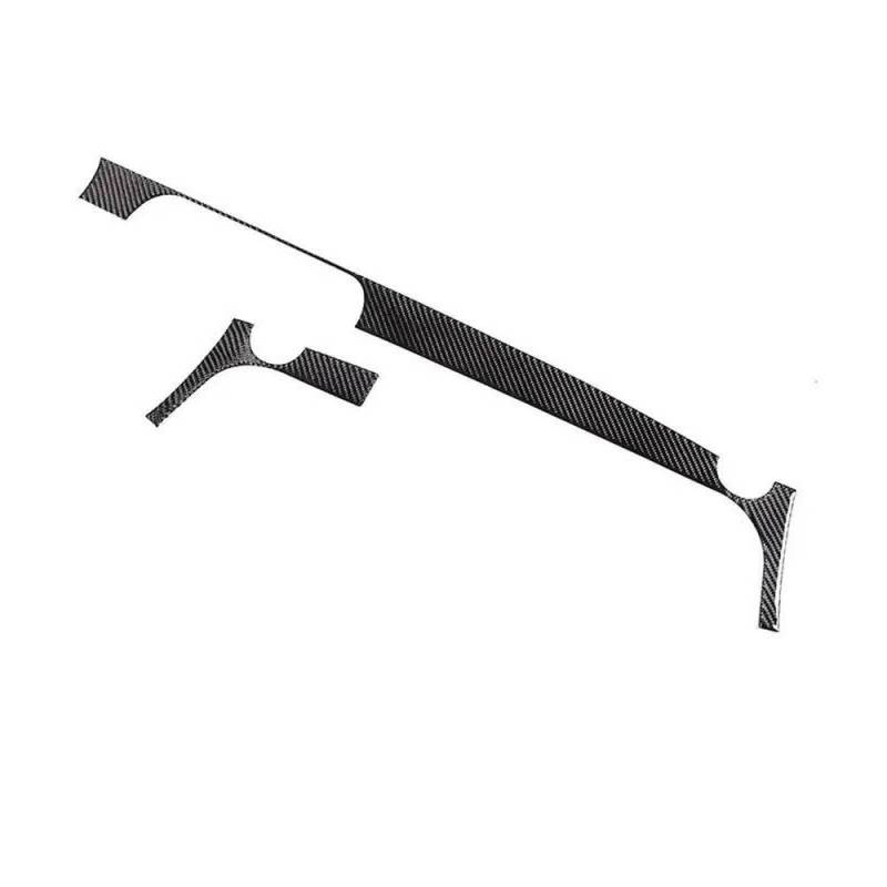 Weiche Kohlefaser-Auto-Center-Armaturenbrett-Panel-Dekorationsaufkleber-Trimm-Autozubehör Für Fiat 500 2011-2019 Autoteile(Black) von YDXHERTA