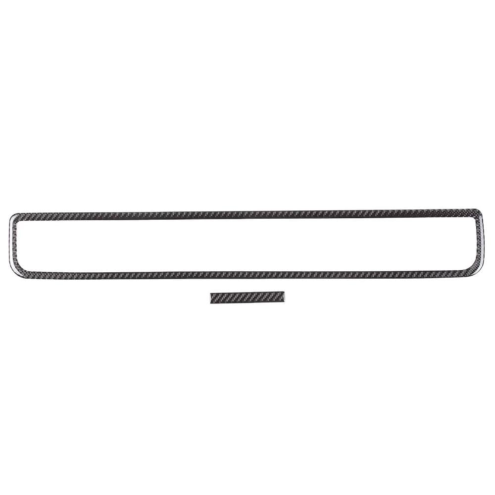 Weiche Kohlefaser-Auto-Styling Auto Dachfenster Schalter Rahmen Panel Abdeckung Aufkleber Autoinnenraum Für Seat Leon MK2 2008-2012 Autoteile(Black) von YDXHERTA