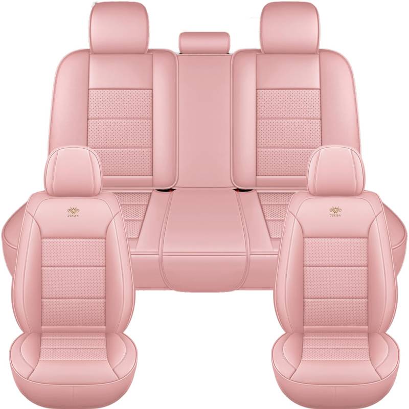 YDYFD Sitzbezüge Auto Universal Set Autositzbezüge für Mercedes-Benz Classe GLC GLC 300 X253 GLC 200 X253 GLC 300e X253 GLC 250 C253 Auto Zubehör, Pink von YDYFD