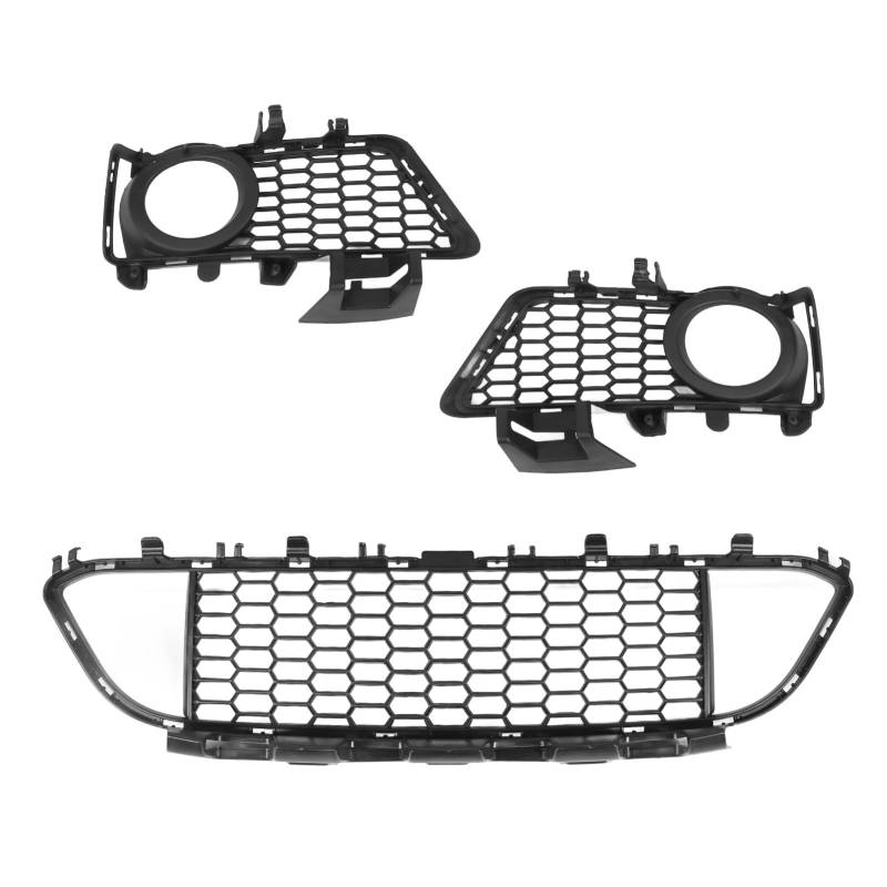 3PCS Front Stoßstange Kühlergrill 51118054156 Vordere Stoßstange Center Untergrill für 3 Serien F30 2011 Bis 2015 von YDuupxe