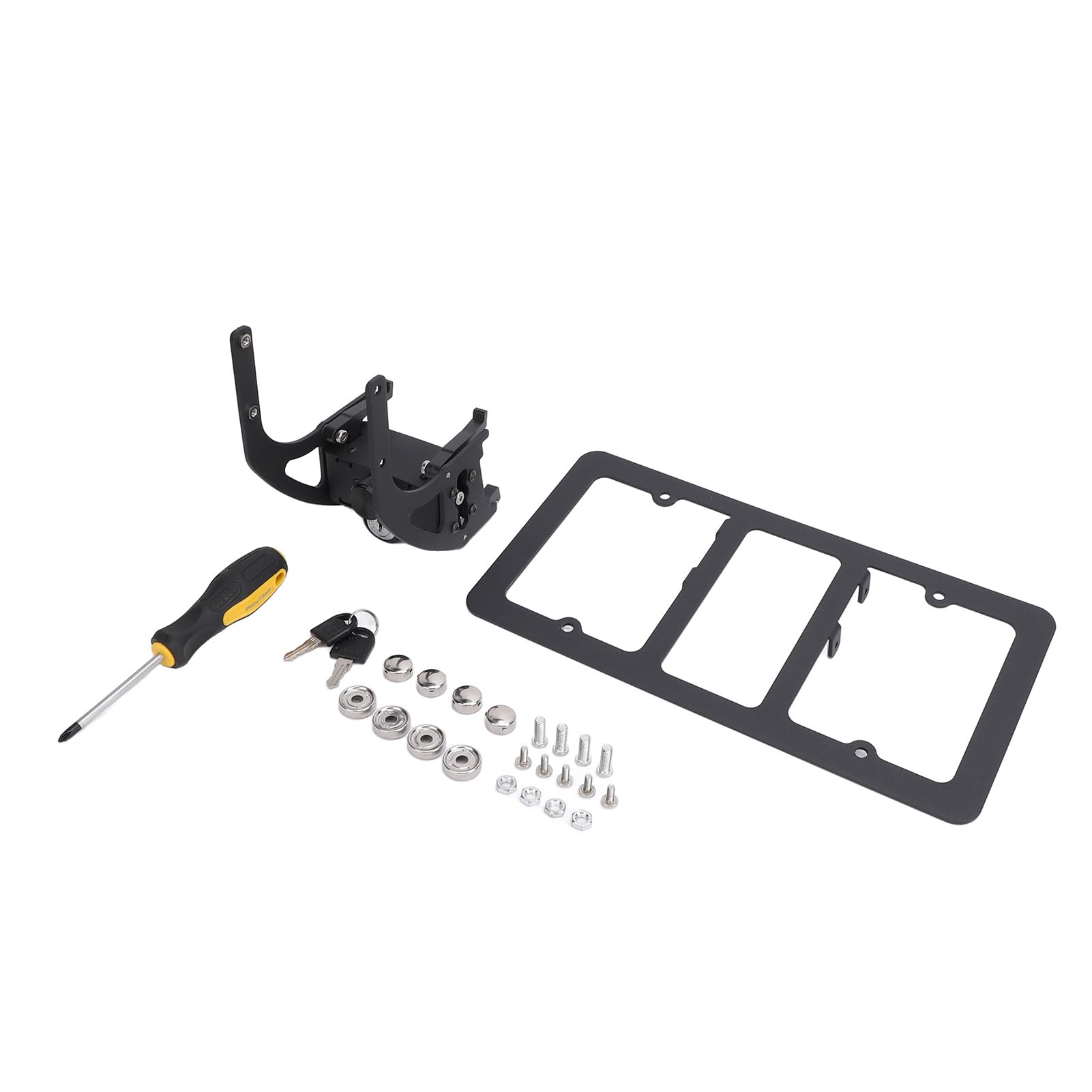 Aluminiumlegierung Abschließbarer Kennzeichen Rahmen -Front -Tag Inhaber Adapter für Premium Sicherheit, Keine Bohrer Installation für Autoenthusiasten Aluminiumlegierung Abschließbarer Kennzeichen Rahmen -Front -Tag Inhaber Adapter für Premium Sicherheit, Keine Bohrer Installation für Autoenthusiasten von YDuupxe