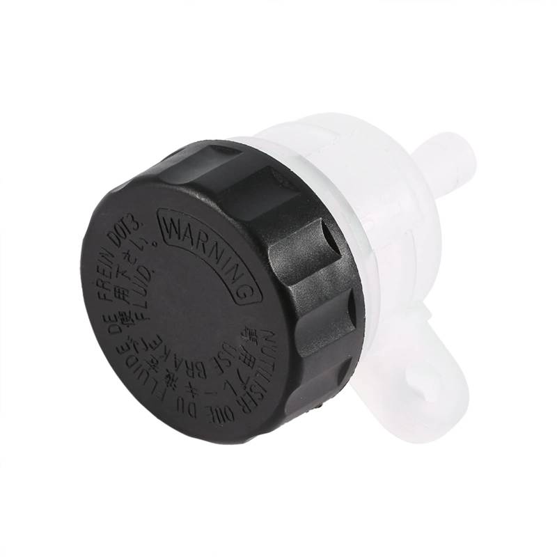 SBEST CUP Accessoires, ABS Black & White, Passt für Yamahas SRX600S 1986 Motorradfuß Heckbremse Master -Zylinder Ölbecher -Reservoir, Gute Arbeit und Langlebig, Aftermarket Neu von YDuupxe