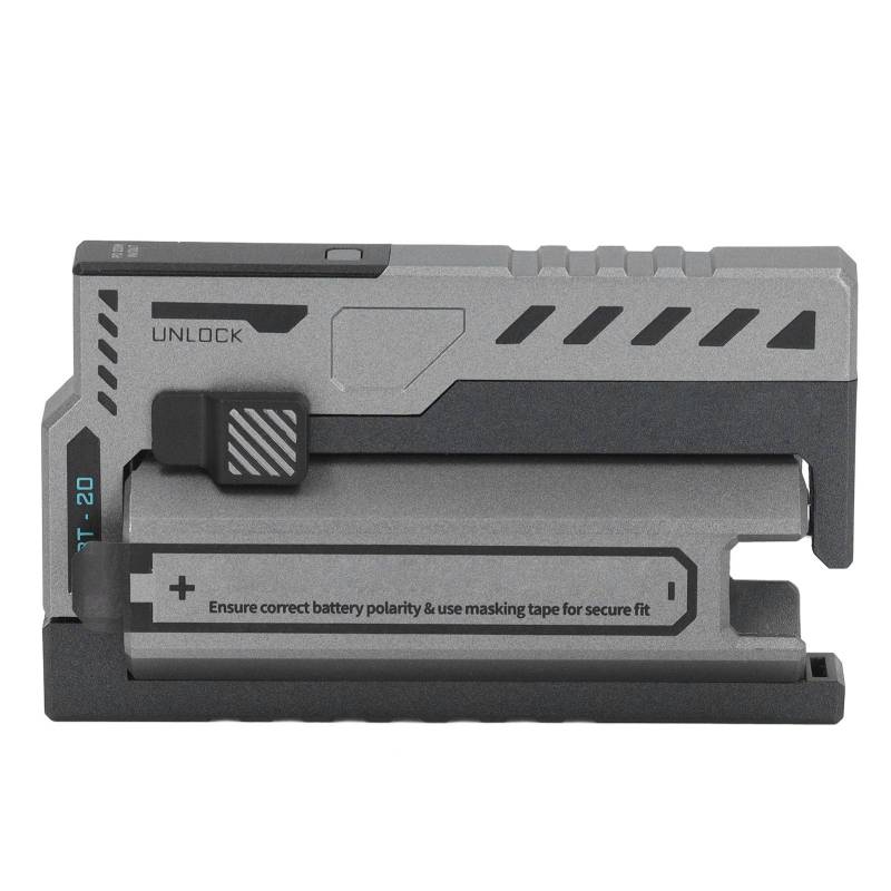 Tragbare Power Bank Kompatibel mit Ladekoffer von Lithium Batterie, für IOS, Galaxie, Ohrhörer, Tabletten, BT -Geräte - Starke Kompatibilität, 75% Umwandlungseffizienz, (SILVER) von YDuupxe