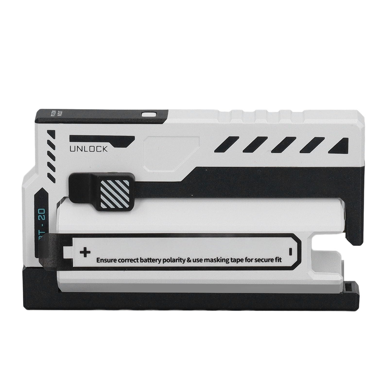 Tragbare Power Bank Kompatibel mit Ladekoffer von Lithium Batterie, für IOS, Galaxie, Ohrhörer, Tabletten, BT -Geräte - Starke Kompatibilität, 75% Umwandlungseffizienz, (WHITE) von YDuupxe