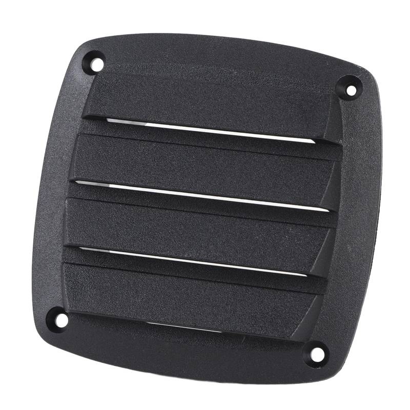 YDuupxe Hochfestige 4 -Zoll -RV Luftanfall für Lüfterlauder, Wetterfeste Bootsbelüftungsauslassabdeckung für Yacht, Verbesserter Luftstrom, Geeignet Wohnmobile (Black) von YDuupxe