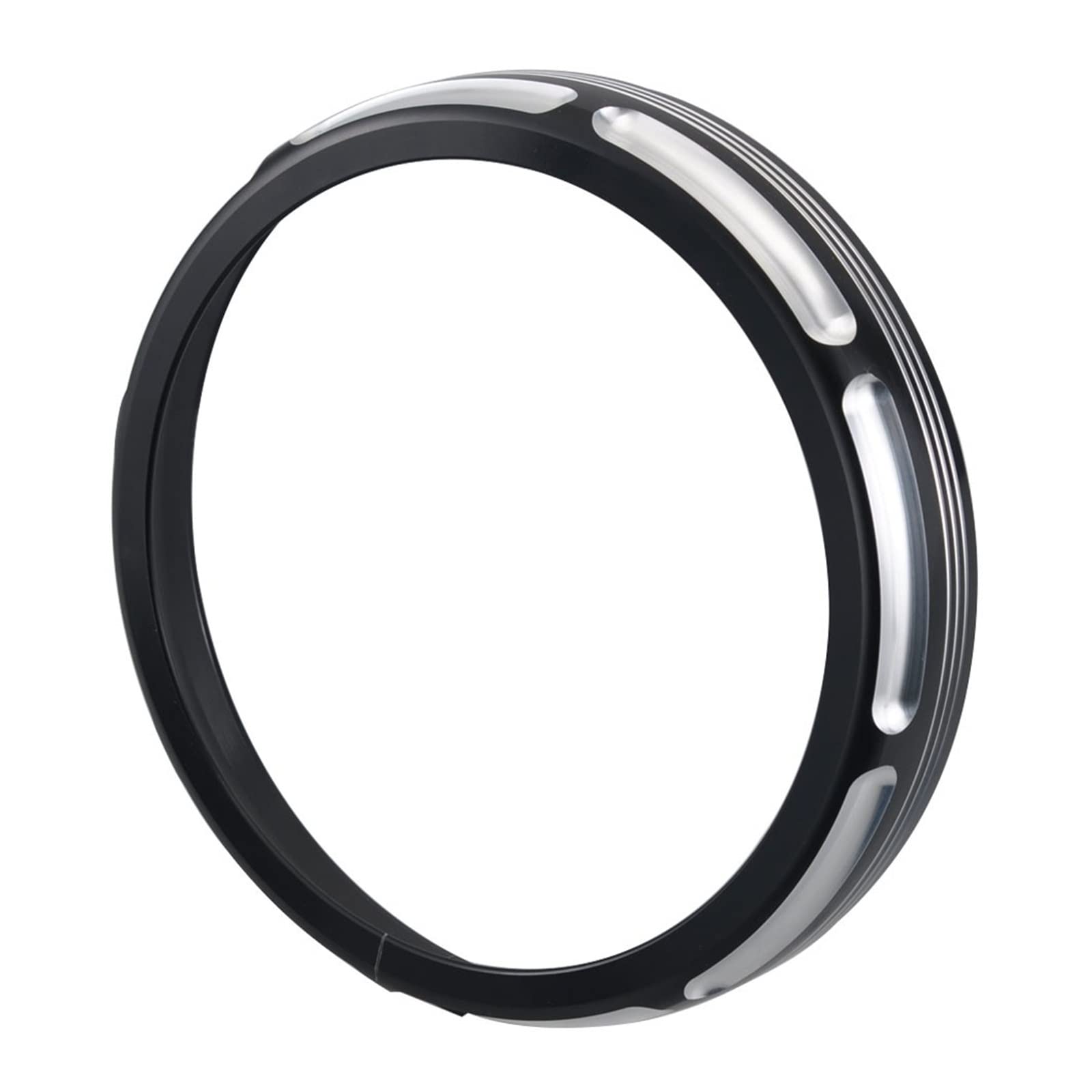 YEAHSO Frontscheinwerfer Angel Eye Motorrad 7" Scheinwerferblende Zierring Abdeckung Für Harley Street Glide Road King Electra Glide Tri Glide YEAHSO Frontscheinwerfer Angel Eye Motorrad 7" Scheinwerferblende Zierring Abdeckung Für Harley Street Glide Road King Electra Glide Tri Glide von YEAHSO