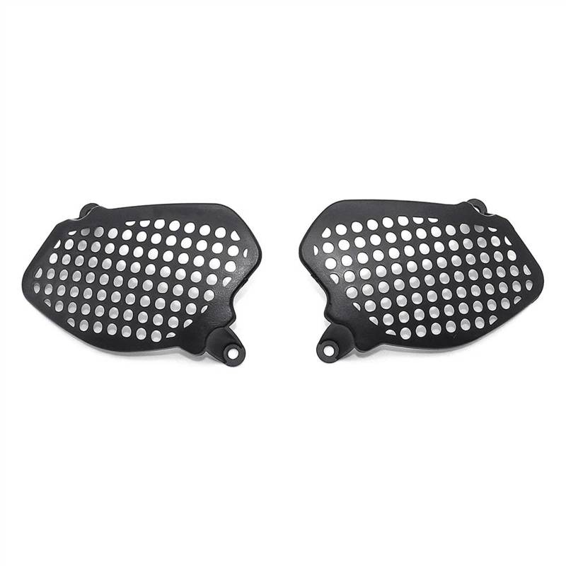 Motorrad Seitlich montierter Lampenmaskenschutz Motorradzubehör Scheinwerferschutz Kühlergrill Schutzabdeckung Schutzgrill Für Ya&ma&ha Für Tracer 9 GT 2021 2022 2023 - Scheinwerfer Gitter(1) von YEDWEW