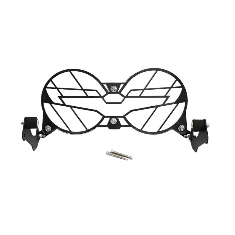 YEDWEW Motorr Scheinwerfer Abdeckung Motorrad Klapp Scheinwerfer Schutz Protector Grill Doppel Schutz Für Moto Guzzi Für V85 TT Mit Acryl Glas Scheinwerferlampenabdeckung von YEDWEW