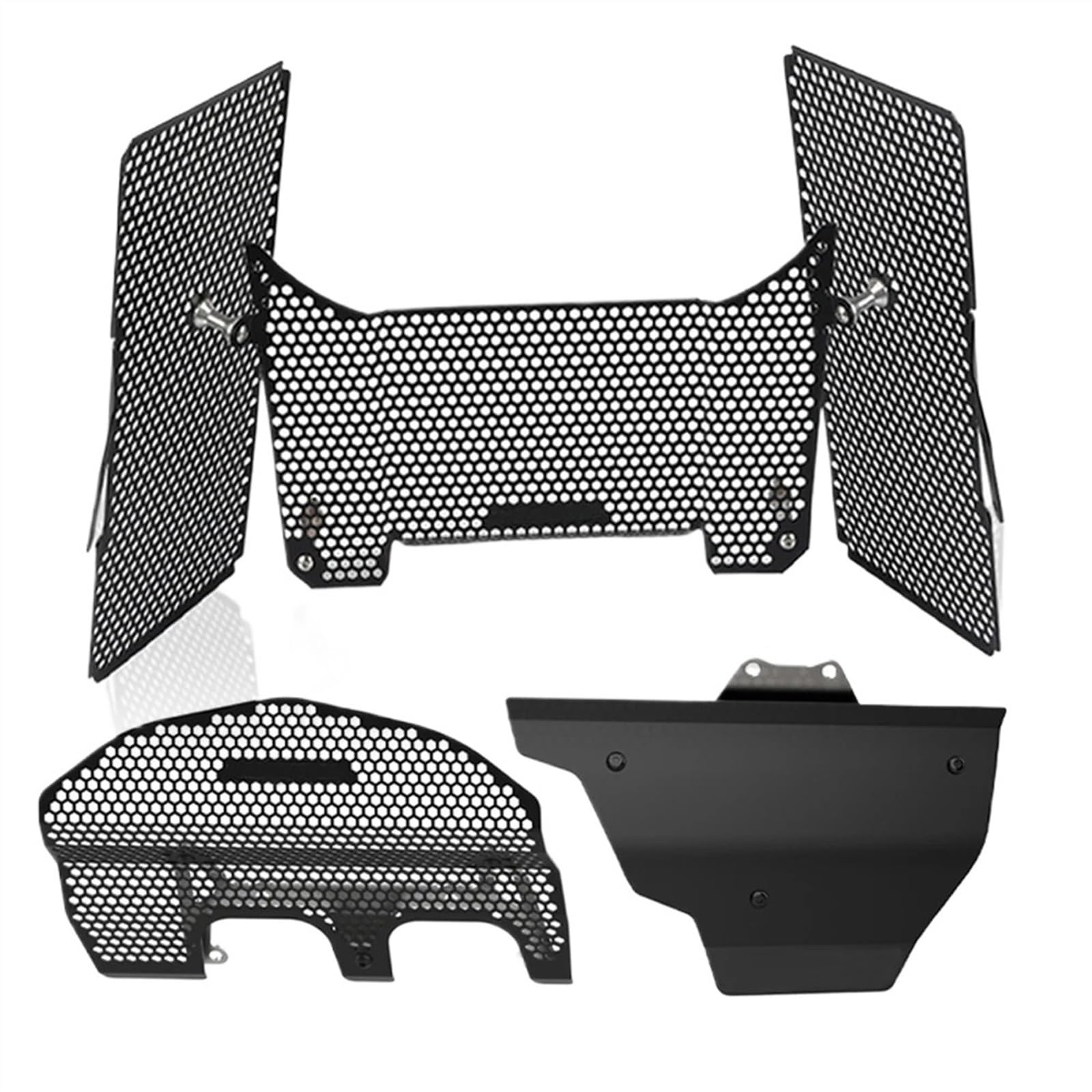 YEDWEW Motorrad Kühlergrill Schutzgitter Für Ducati Für Multistrada V4 S Sport 2021 2022 2023 2024 Motorrad Kühlergrill Ölkühler Motor Zylinderkopf Schutzfolie Kühlergrill Schutzabdeckung(9) von YEDWEW