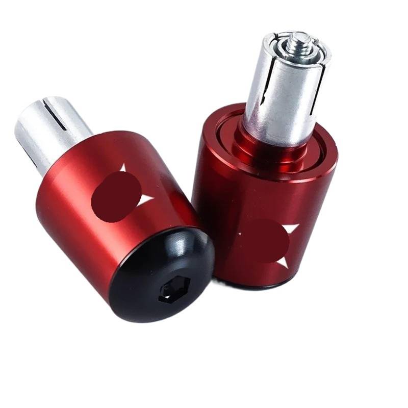 YEDWEW Motorrad Lenker End Slider Plug Cap Motorrad-Lenkergriff-Griffkappen-Endgriffstopfenkappe Für MT01 MT09 MT07 MT10 MT03 Motorrad Lenkergriffe Lenkerenden(Red) von YEDWEW