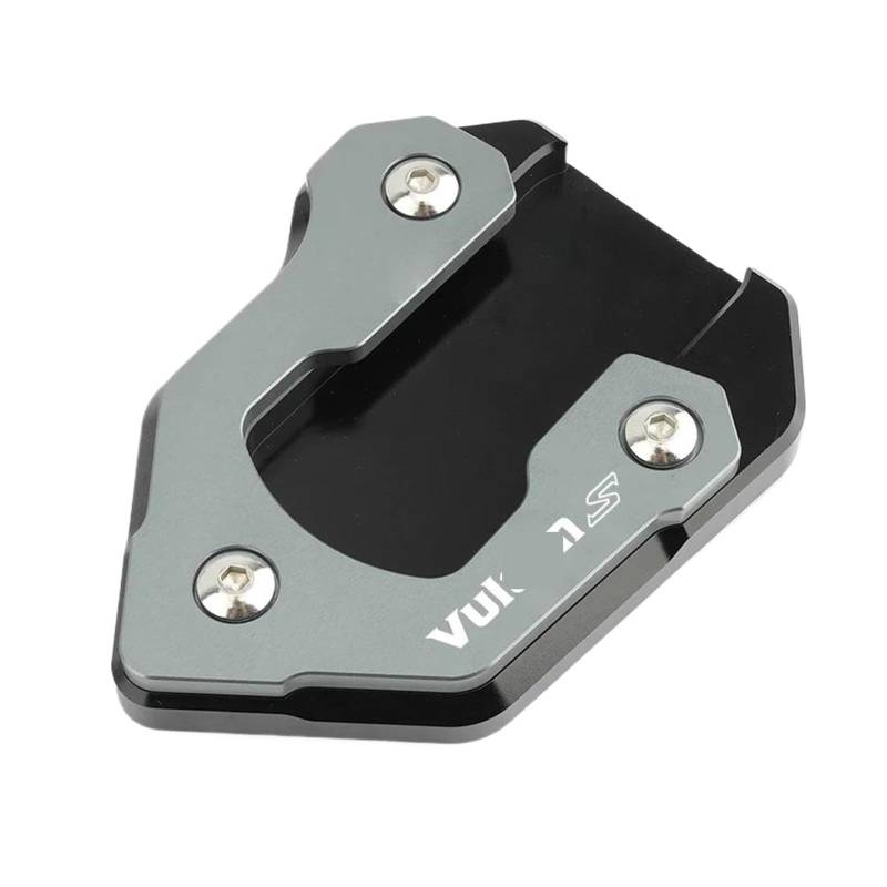 YEDWEW Motorrad Seitenständer Für Kawasaki Für Vulcan S 650 VN650 2015-2022 Motorrad CNC Kickstand Fuß Seite Stehen Verlängerung Pad Unterstützung Platte Verlängerungspolster(3) von YEDWEW