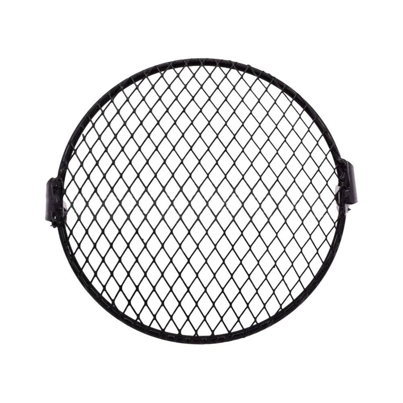 YEDWEW Motorrad Seitlich montierter Lampenmaskenschutz 7 Zoll Motorrad Scheinwerfer Mesh Grill Maske Protector Guards Platz Metall Abdeckung Motorrad Zubehör Accessori Moto Scheinwerfer Gitter(3) von YEDWEW