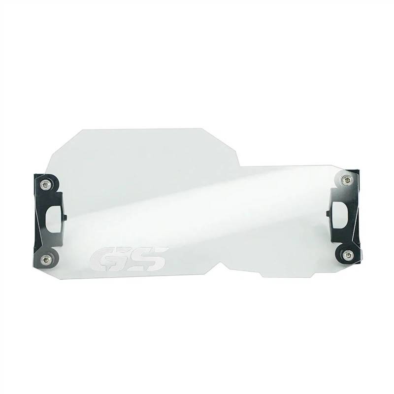 YEDWEW Motorrad Seitlich montierter Lampenmaskenschutz Acryl-Scheinwerferschutz Für F800GS F700GS F650GS Twin Cyl. 2008–2016 GS Logo Motorrad-Scheinwerferschutzabdeckung Scheinwerfer Gitter von YEDWEW