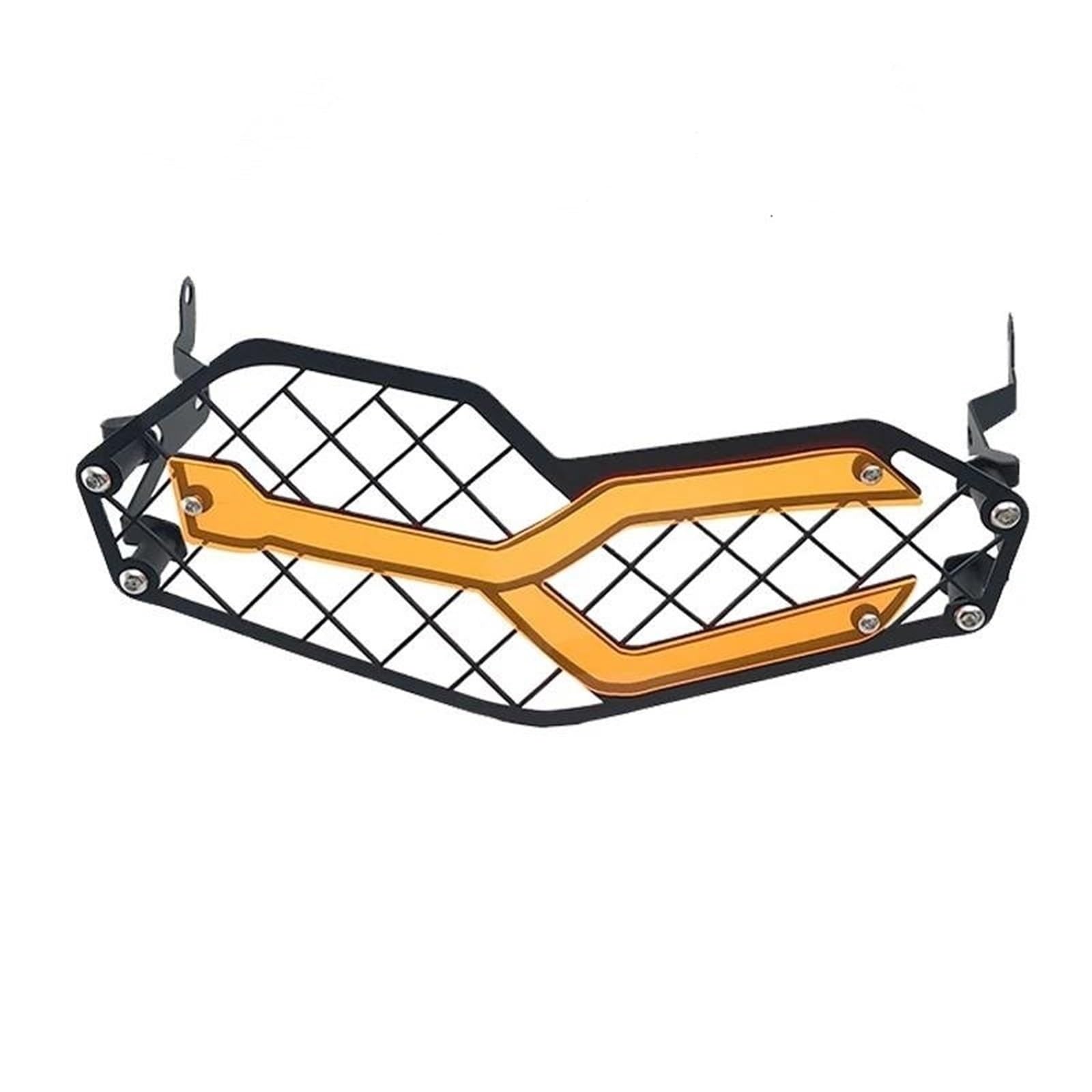 YEDWEW Motorrad Seitlich montierter Lampenmaskenschutz Für F750GS F850GS 2018-2023 2022 Motorrad Scheinwerfer Schutz Kopf Lichter Kühlergrill Schutz Schutz Abdeckung Scheinwerfer Gitter(1) von YEDWEW