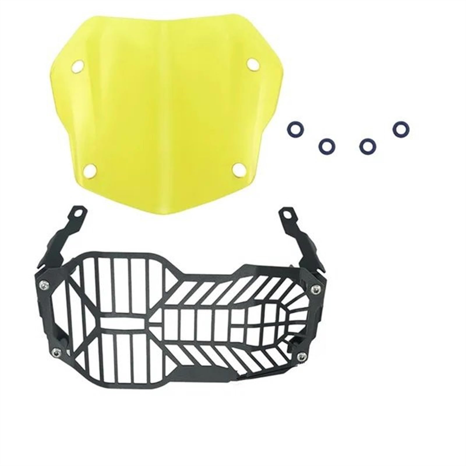 YEDWEW Motorrad Seitlich montierter Lampenmaskenschutz Für R1250GS R1200GS LC ADV 2013-2023 Motorrad Scheinwerfer Schutz Grille Abdeckung Sport Windschutz Windschutz Scheinwerfer Gitter(7) von YEDWEW