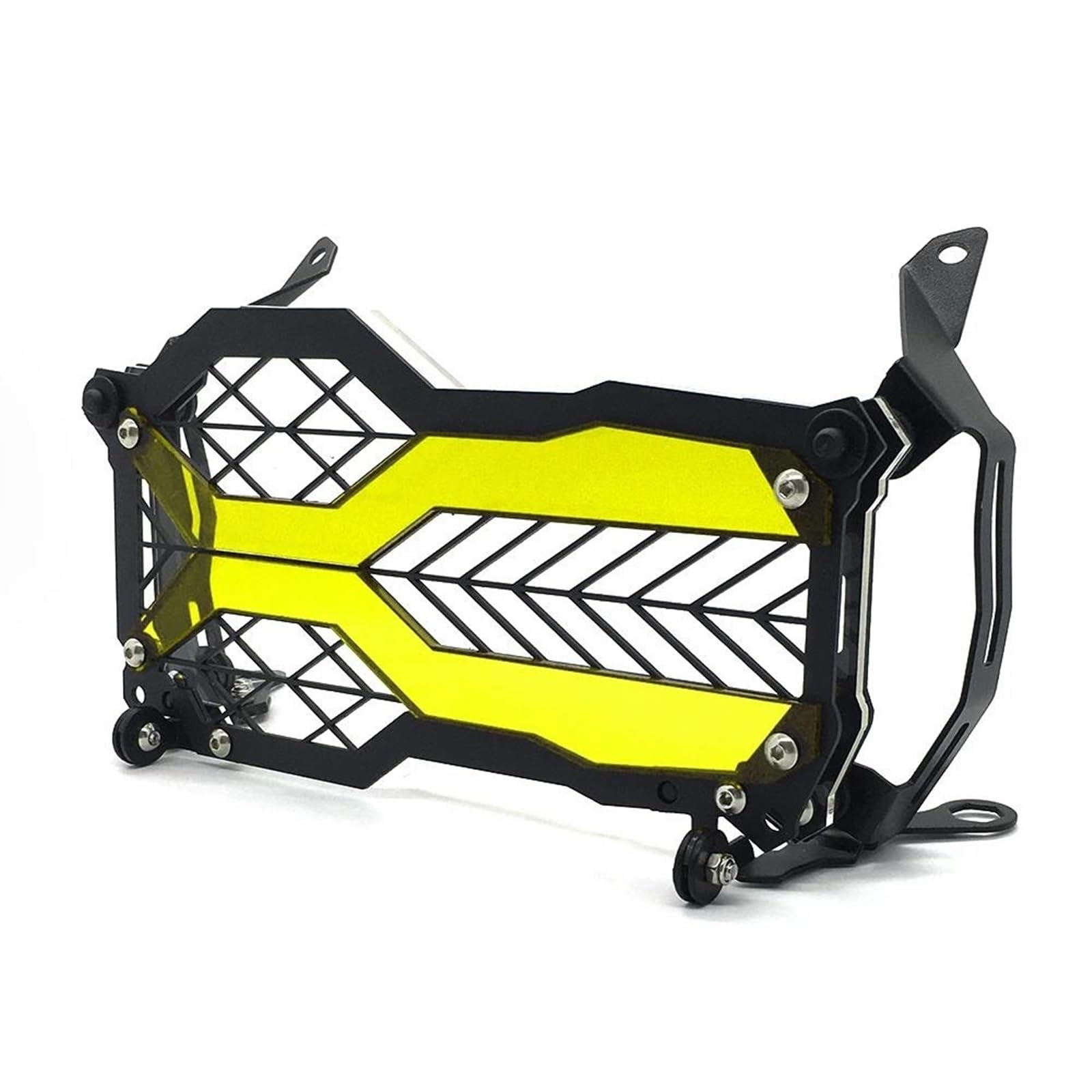 YEDWEW Motorrad Seitlich montierter Lampenmaskenschutz Motorrad Lampenschirm Für R1200GS R1250GS LC ADV Scheinwerfer Schutz Protector Grille Scheinwerfer Gitter(4) von YEDWEW