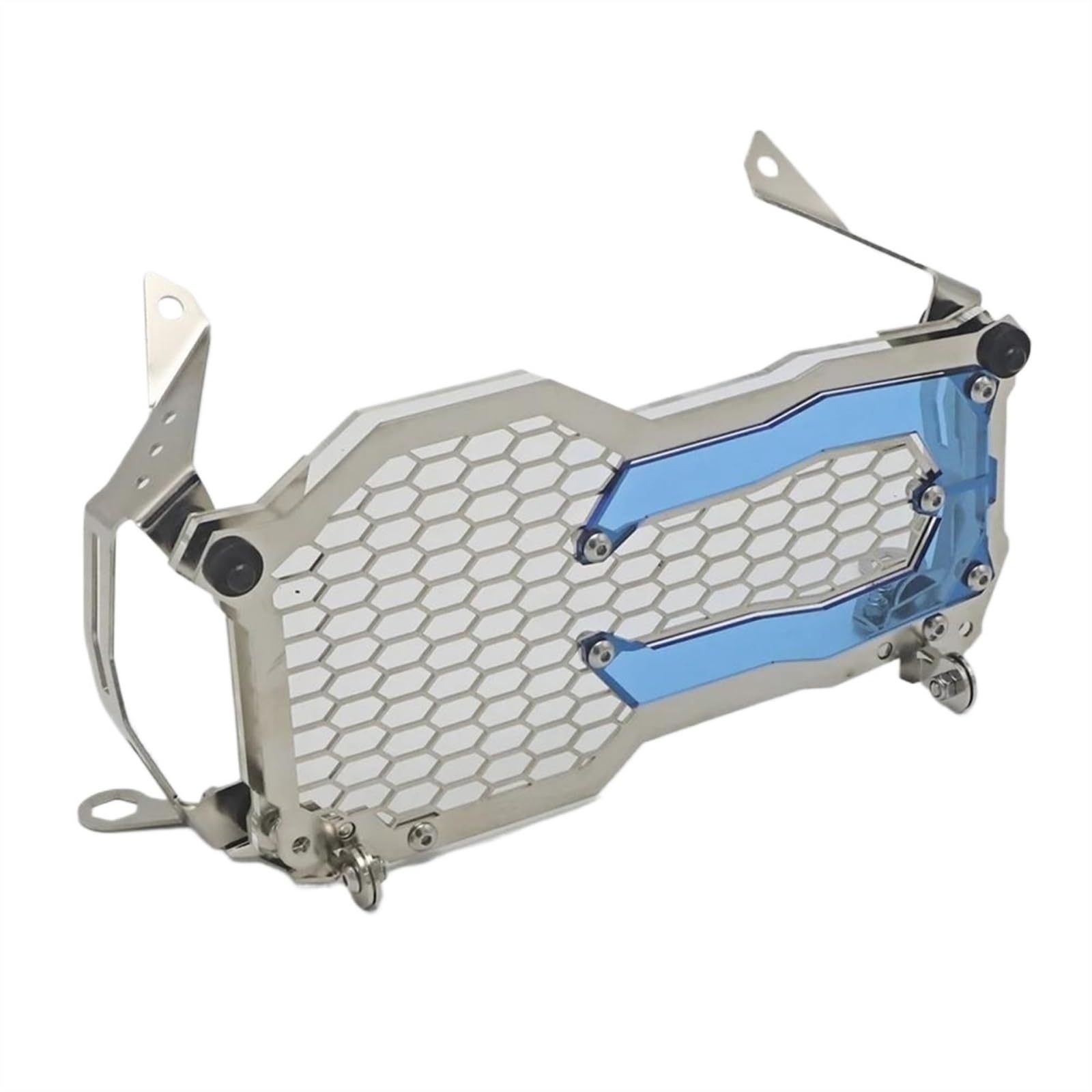 YEDWEW Motorrad Seitlich montierter Lampenmaskenschutz Motorrad Scheinwerfer Schutz Grille Für R1200GS R1250GS LC Abenteuer 2018-2021 Scheinwerfer Gitter(2) von YEDWEW