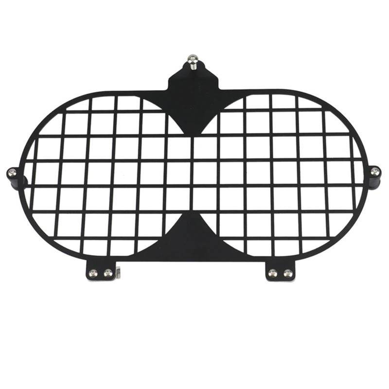 YEDWEW Motorrad Seitlich montierter Lampenmaskenschutz Motorrad Scheinwerfer Schutz Schutz Abdeckung Für Afrika Für Twin XRV750 1997-2002 Scheinwerfer Gitter von YEDWEW