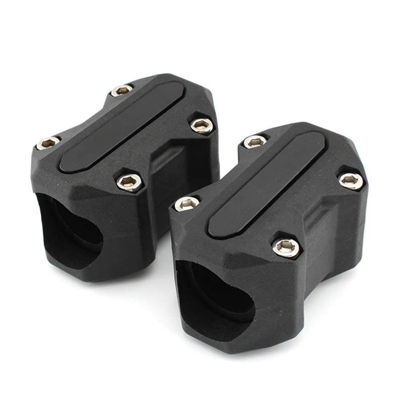 YEDWEW Motorrad Stoßstange Zierblöcke Motorrad Crash Bars Block Motor Schutz Stoßstange Schutz Universal Stoßstange Block Schutz Dekor(3) von YEDWEW