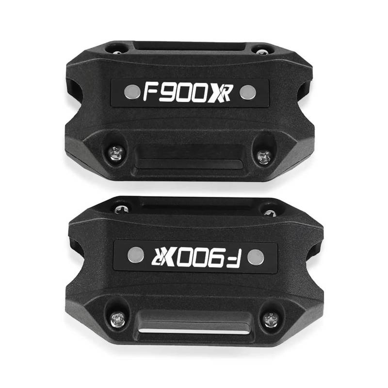 YEDWEW Motorrad Stoßstangen Blöcke Für F900XR F 900 XR 2020 2021 2022 2023 F900 XR Motorrad 25mm Crash Bar Stoßstange Motor Schutz Schutz Dekorative Block Sturzbügel Zierblock(1) von YEDWEW