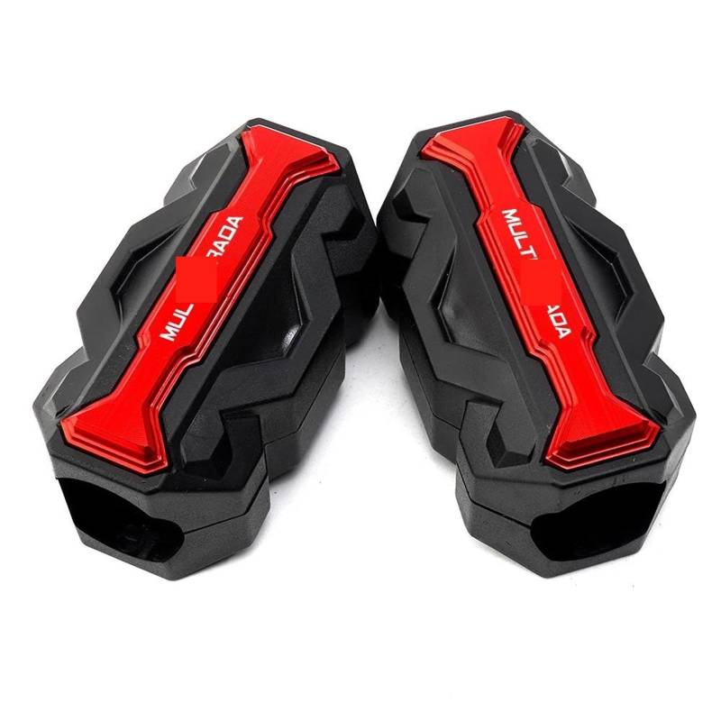 YEDWEW Motorradstoßstange Sturzpads Für Ducati Für MULTISTRADA 950 1200/1260/S/ST V2 V2S V4 Rally V4S 2021 2022 Motorrad Zubehör Motor Schutz Stoßstange Schutz Blockschutz Dekorschutzset(1) von YEDWEW