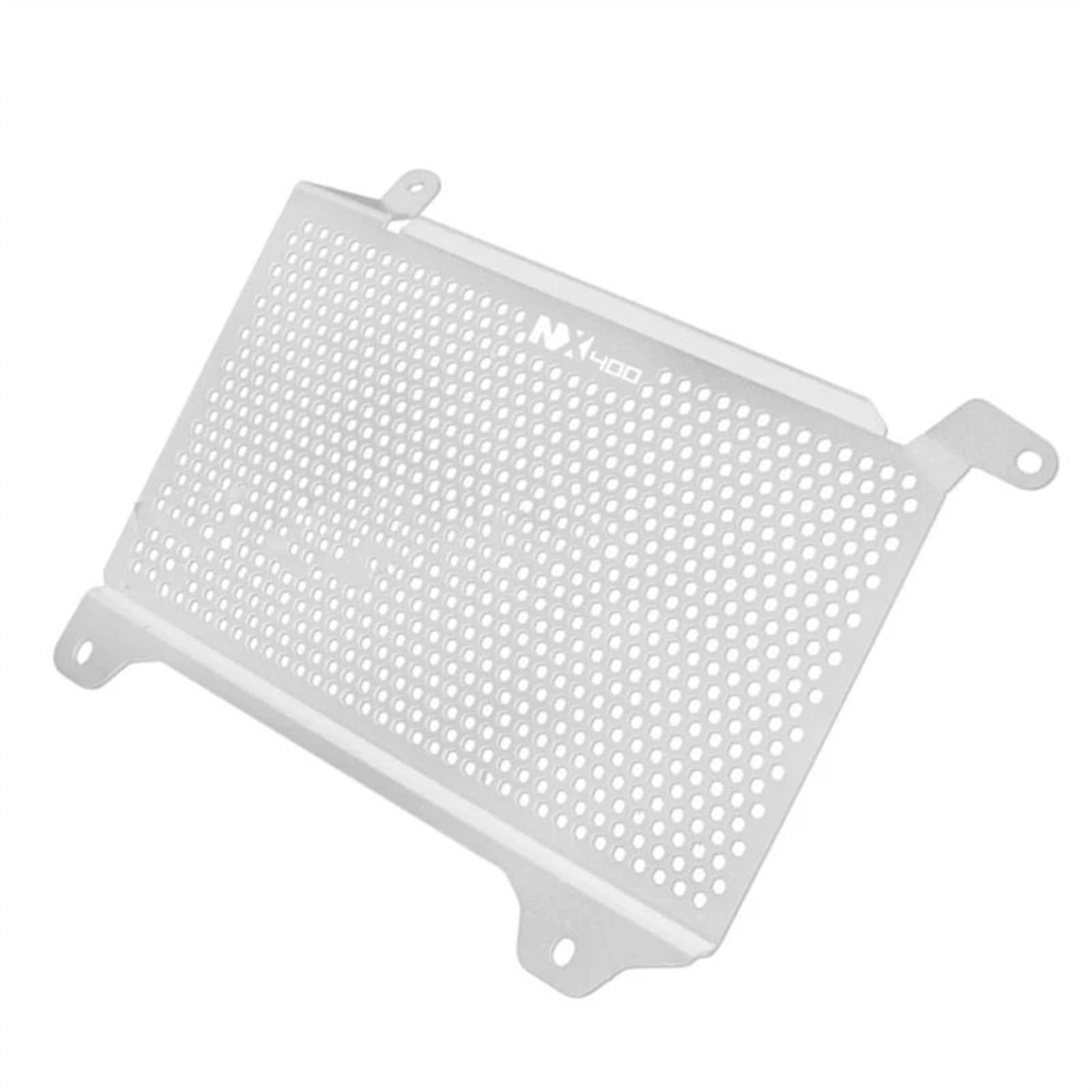 YEDWEW Motorradzubehör Kühlerschutz Motorrad Kühlergrill Wache Cover Schutz Für NX400 NX500 2023 2024 2025 Kühlergrill Schutzabdeckung Motorrad Kühlergrill(NX400 Silver) von YEDWEW