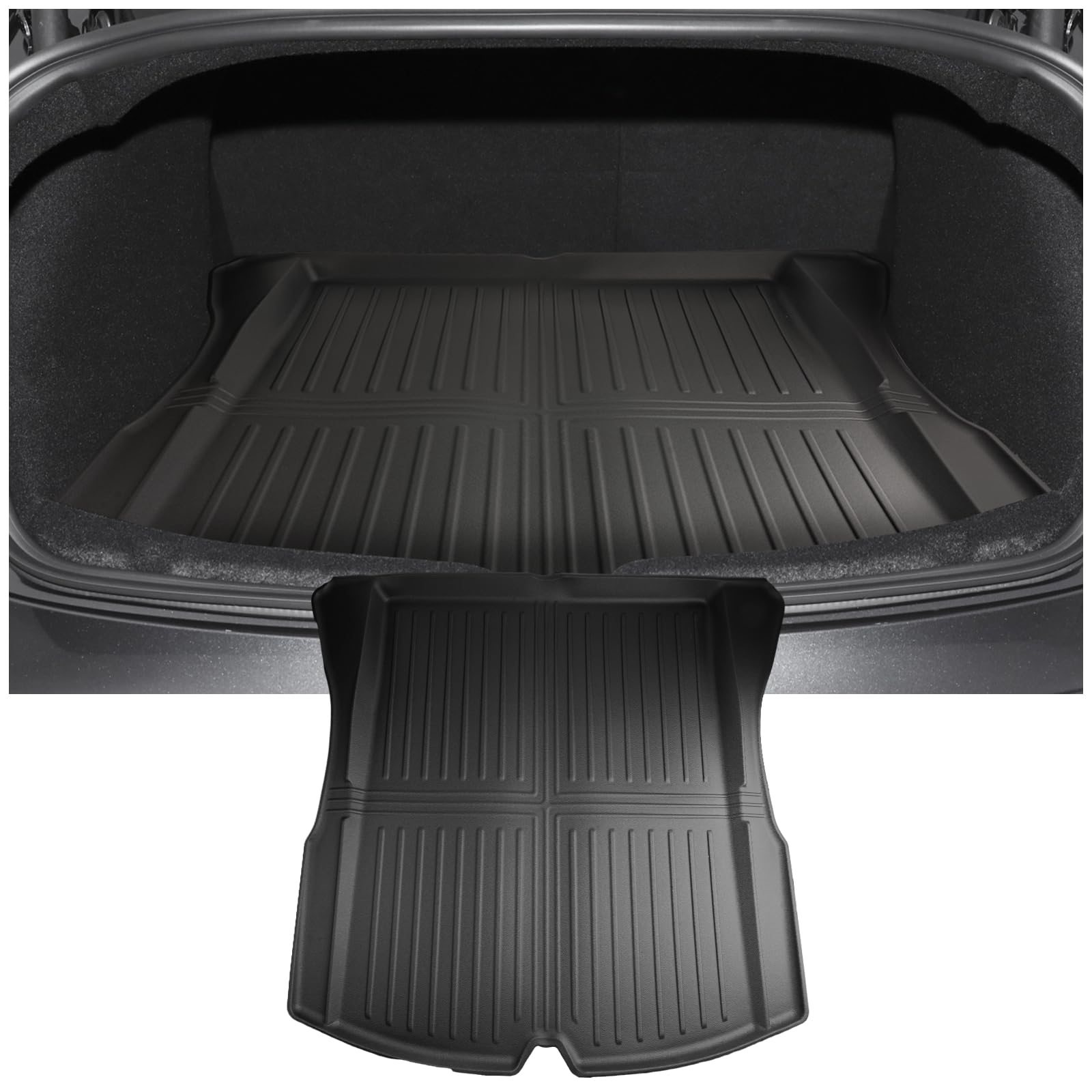 YEE PIN 2024 Model 3 Kofferraummatte Kompatibel mit Tesla Model 3 2024 2025 Gummi Kofferraumwanne TPE Kofferraumshutz Model 3 2024 Gummimatte Hoher Rand Organizer Rutschfester YEE PIN 2024 Model 3 Kofferraummatte Kompatibel mit Tesla Model 3 2024 2025 Gummi Kofferraumwanne TPE Kofferraumshutz Model 3 2024 Gummimatte Hoher Rand Organizer Rutschfester von YEE PIN