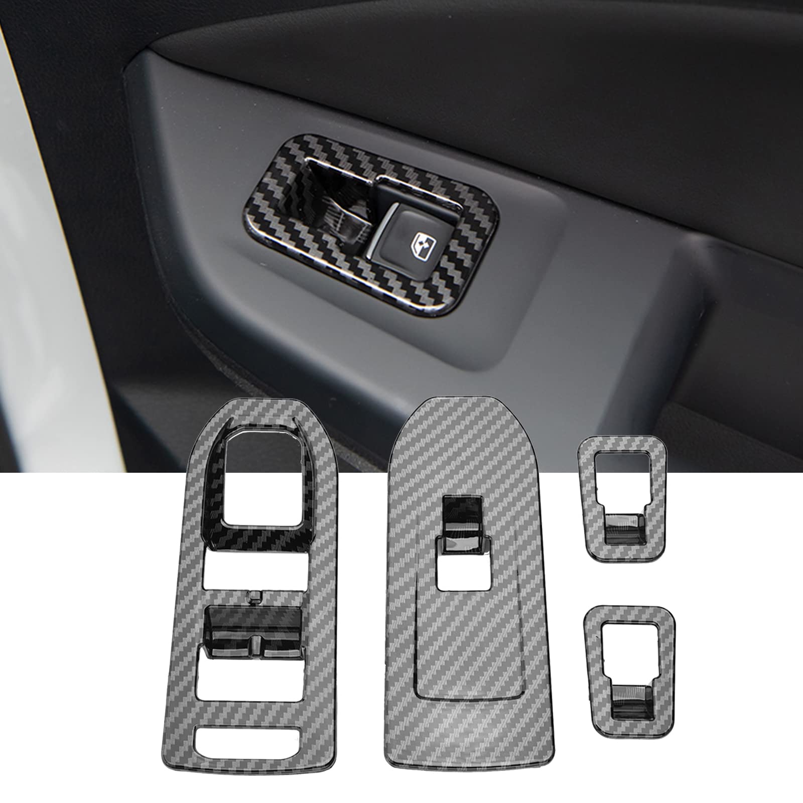 YEE PIN 4pcs Fahrzeuginnenraum Schutz für V W Golf 8 mk8 2020 2021 2022+ Switch Lift Frame Autozubehör Innenraum Aufkleber Kratzfest, verbesserte Innenausstattung, personalisierter YEE PIN 4pcs Fahrzeuginnenraum Schutz für V W Golf 8 mk8 2020 2021 2022+ Switch Lift Frame Autozubehör Innenraum Aufkleber Kratzfest, verbesserte Innenausstattung, personalisierter von YEE PIN