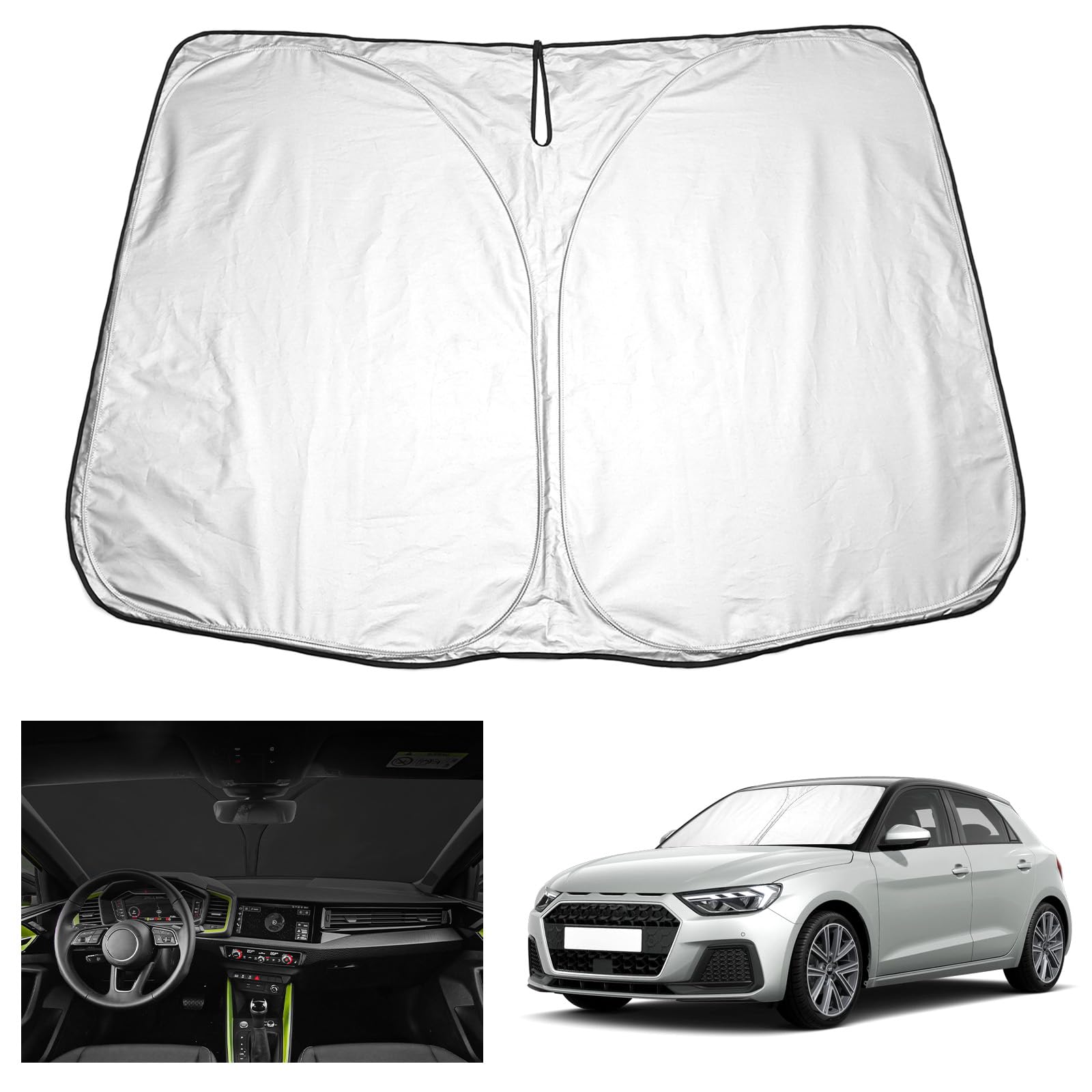 YEE PIN A1 2017 Sonnenschutz Auto kompatibel mit Audi A1 2011-2017 2018,Faltbare Auto Sonnenschirm Frontscheibe A1 Windschutzscheibe UV Staub Schutz YEE PIN A1 2017 Sonnenschutz Auto kompatibel mit Audi A1 2011-2017 2018,Faltbare Auto Sonnenschirm Frontscheibe A1 Windschutzscheibe UV Staub Schutz von YEE PIN
